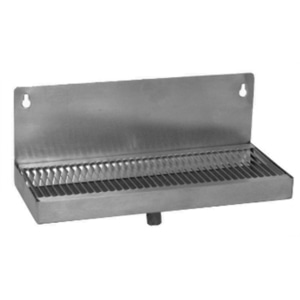 12&quot; Wall Mount Stainless Steel Drip Tray with Drain