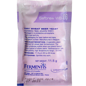 SAFBREW WB-06 Dry Wheat Beer Yeast : 11.5g (Best by 2024. 12. 31)